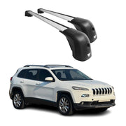 2014-2023 Jeep Cherokee Roof Racks Cross Bars Silver