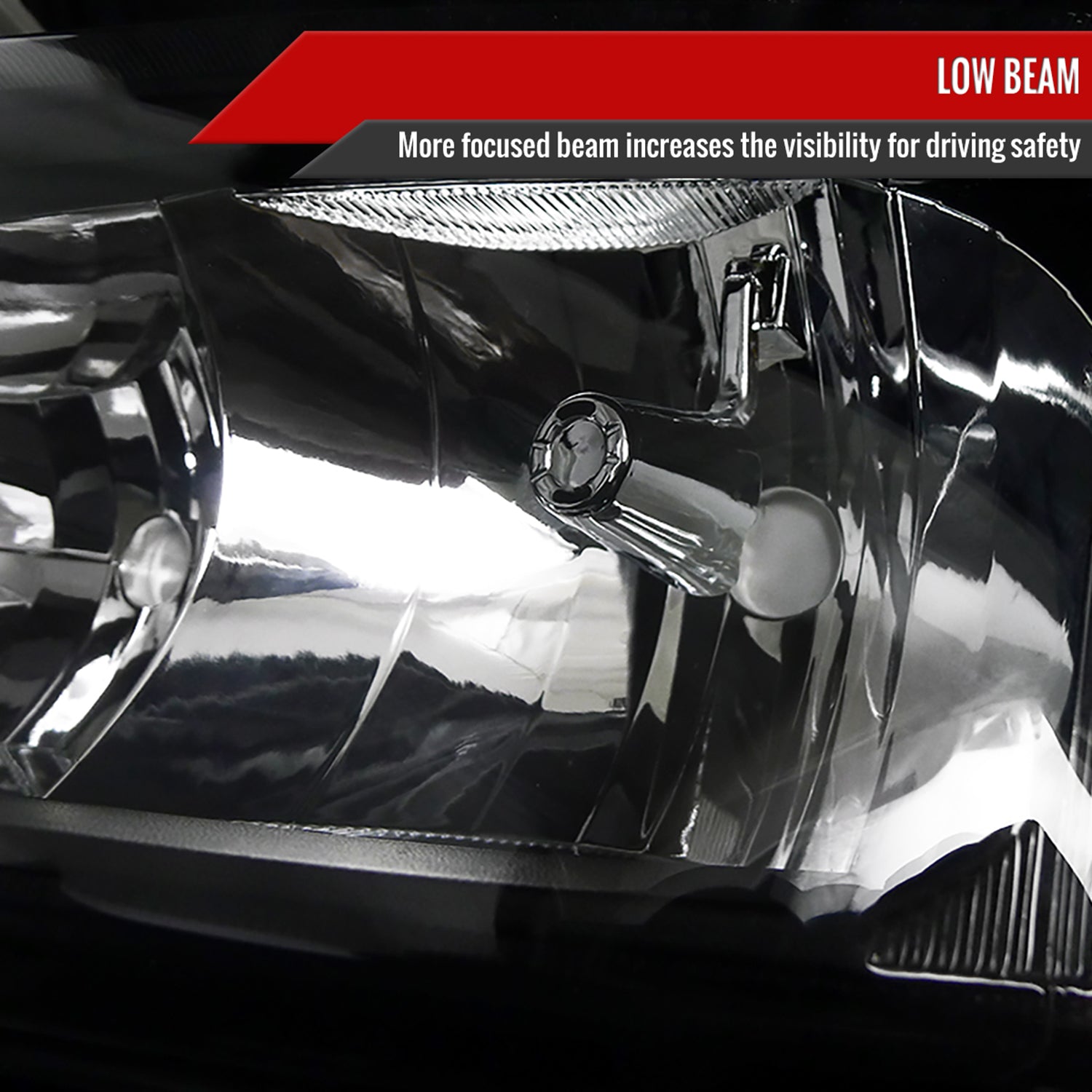 2002-2006 Chevy Avalanche/ Silverado Factory Headlights Bumper Lights Black