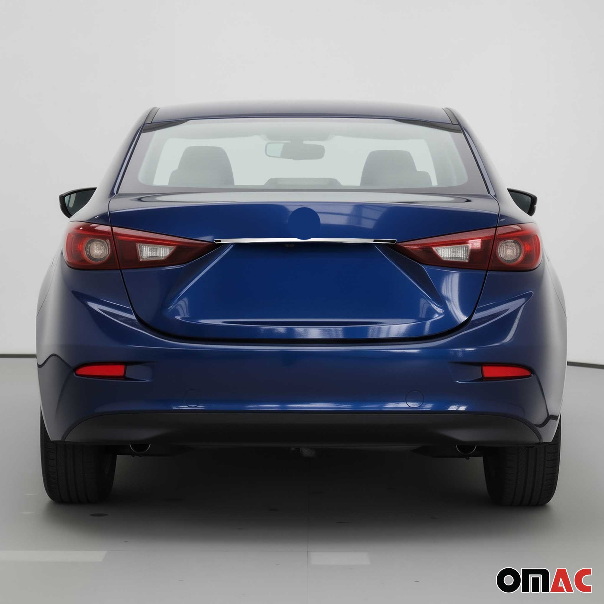 2014-2018 Mazda 3 Rear Trunk Tailgate Door Handle Cover Stainless Steel Silver 1Pc