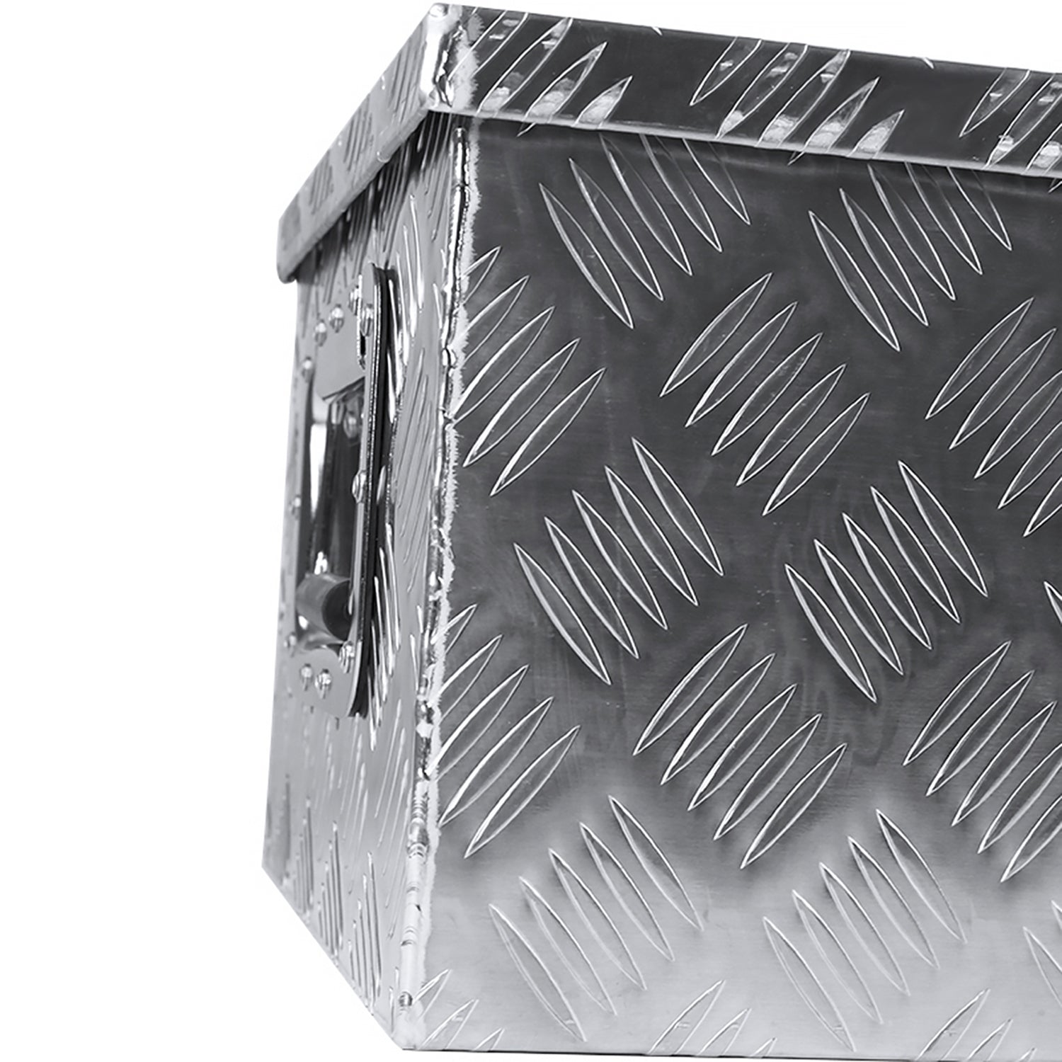 Universal 30" Heavy Duty Aluminum Truck Tool Box w/ Side Handles Lock & Keys