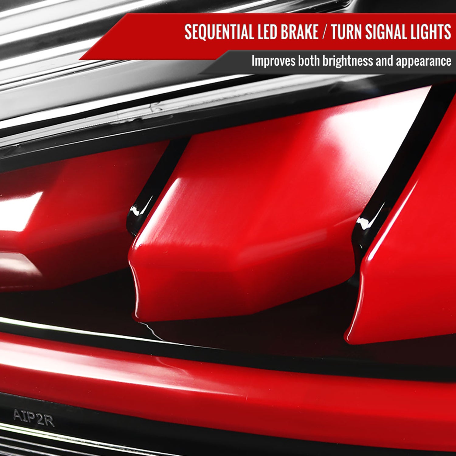 2010-2016 Hyundai Genesis Coupe Red Bar LED Tail Lights Jet Black/Clear