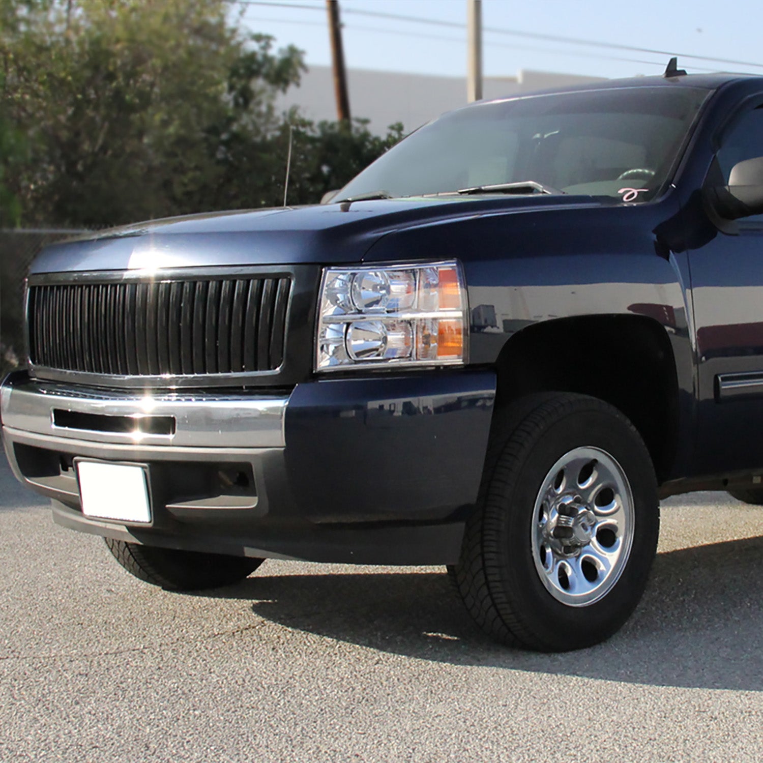 2007-2013 Chevy Silverado 1500/ 2500HD 3500HD Factory Headlights Chrome