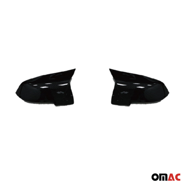 Side Mirror Cover Caps fits BMW 1 2 3 4 X1 M2 i3 F20 F22 F30 Gloss Black