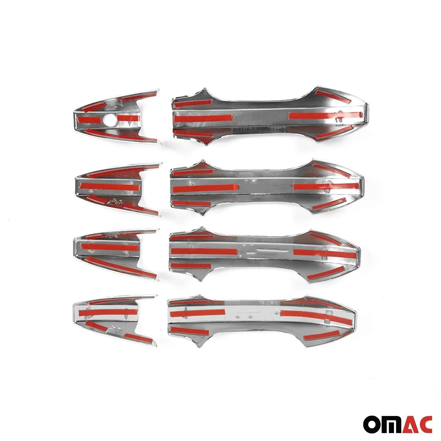 2007-2011 Honda CR-V Car Door Handle Cover Protector Silver Chrome 8 Pcs