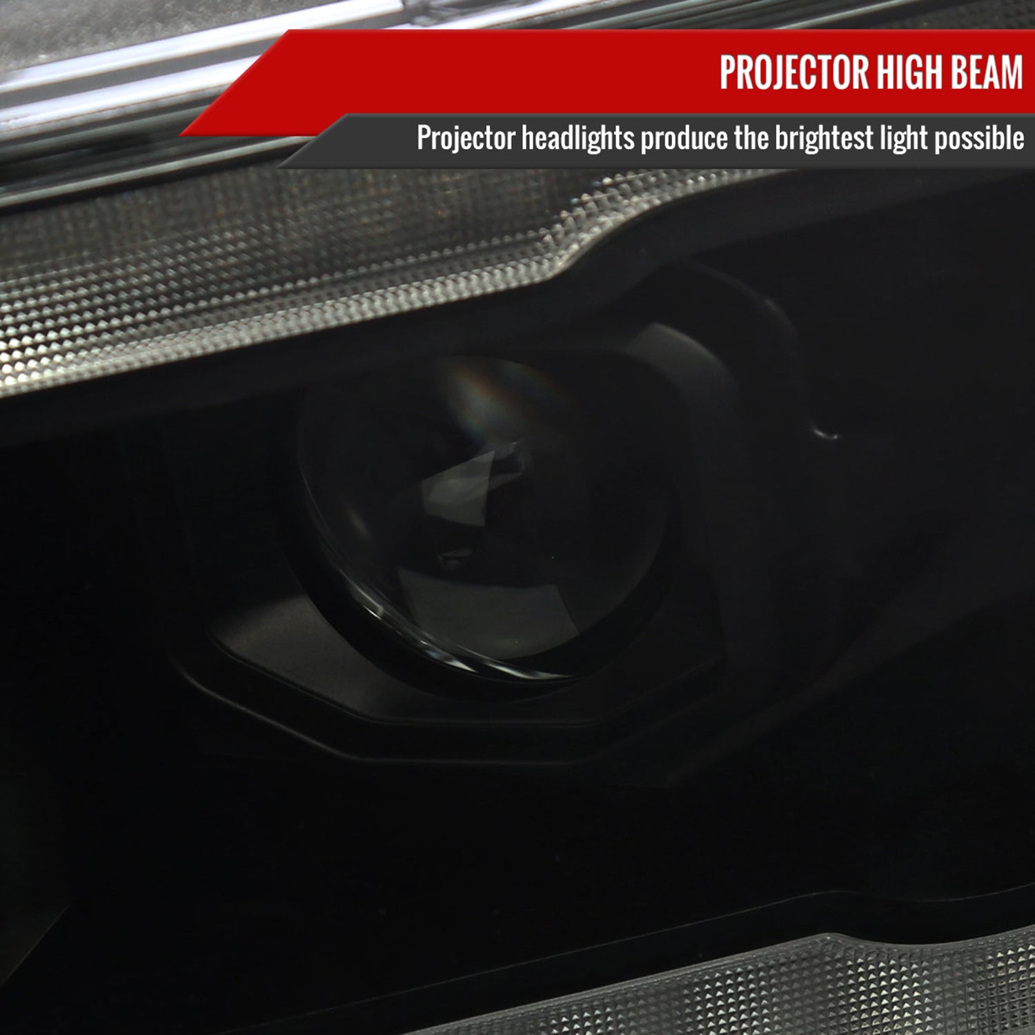 2019-2024 Dodge RAM 1500 Sequential LED Turn Signal Projector Headlights Smoke