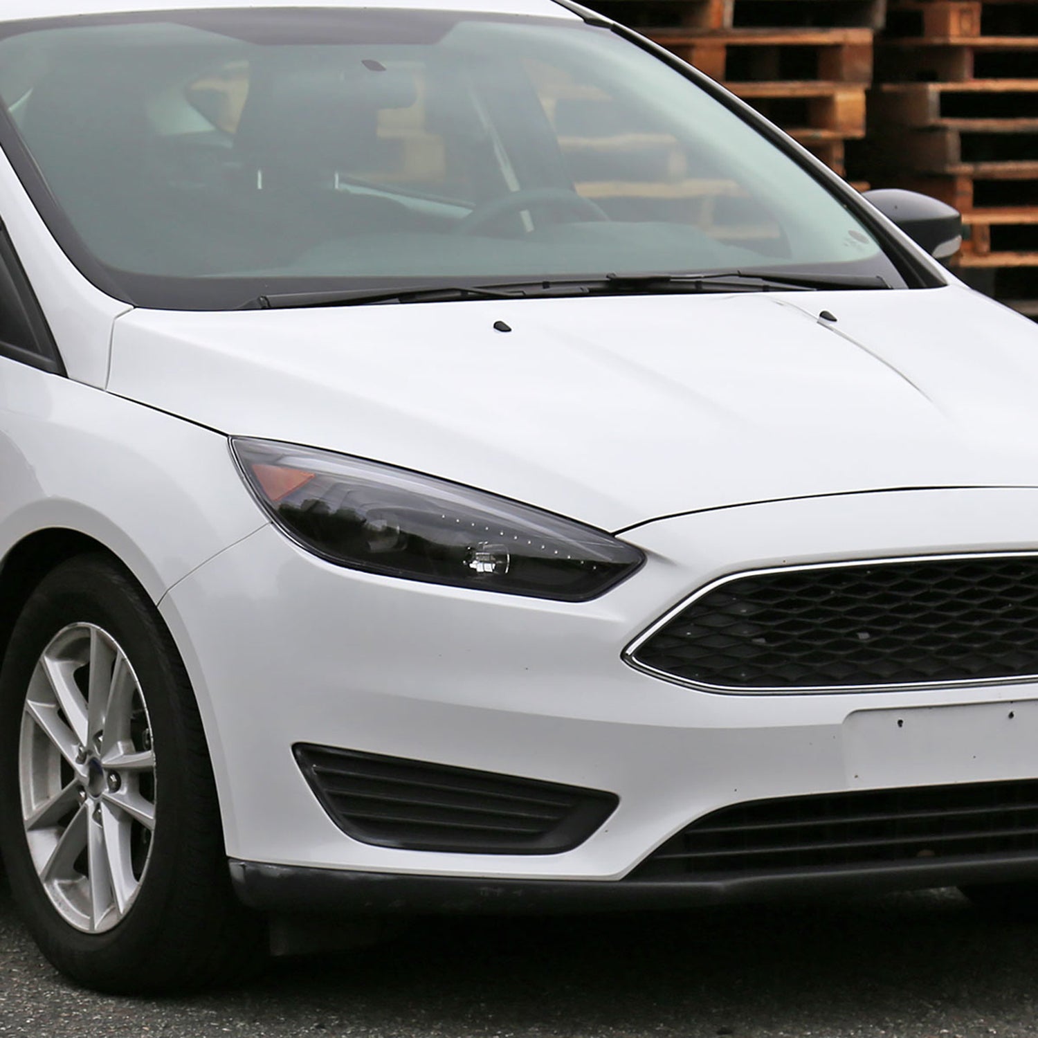 2015-2018 Ford Focus LED Sequential Signal Projector Headlights Matt Black