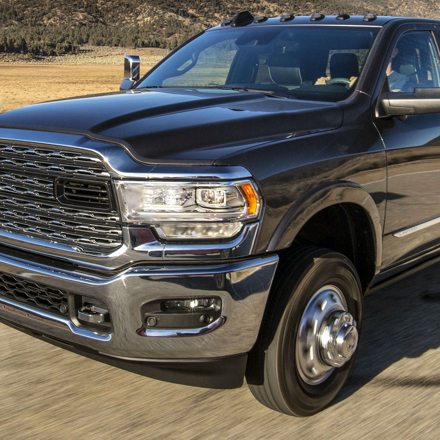 2019-2023 Dodge RAM 2500/3500 LED Fog Lights Kit Chrome Housing/Clear Lens