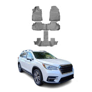 2019-2025 Subaru Ascent Floor Mats Liners Full Set All Weather Black