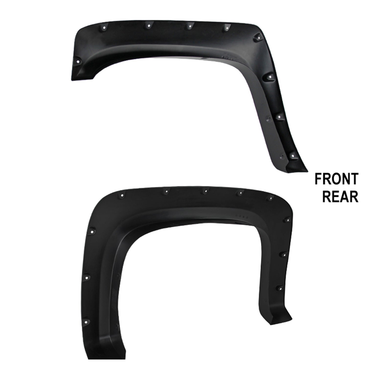 2007-2013 Chevy Silverado 1500/2500HD/3500HD Rivet Style Fender Flares