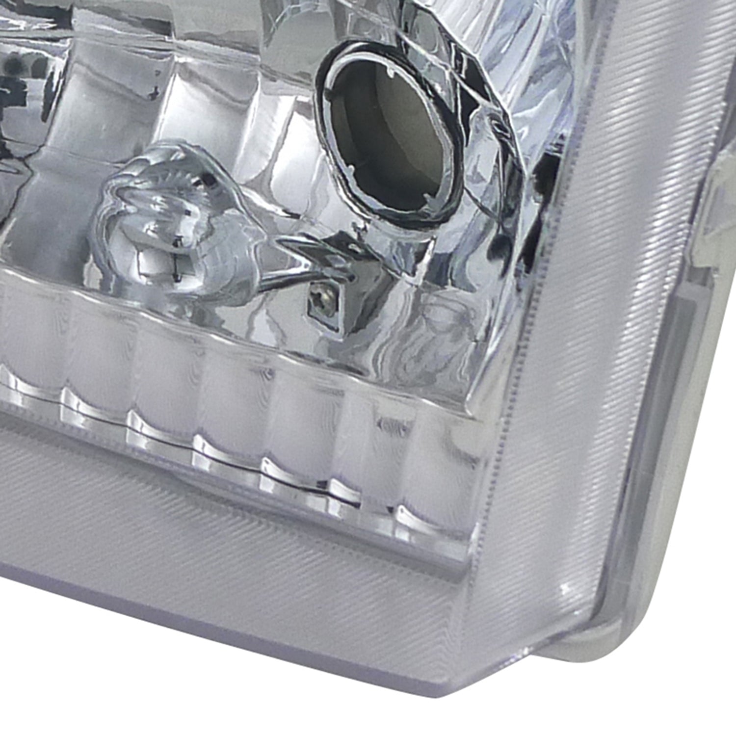 1999-2004 Ford F-250/350/450/550/Excursion Factory Headlights Chrome/Clear