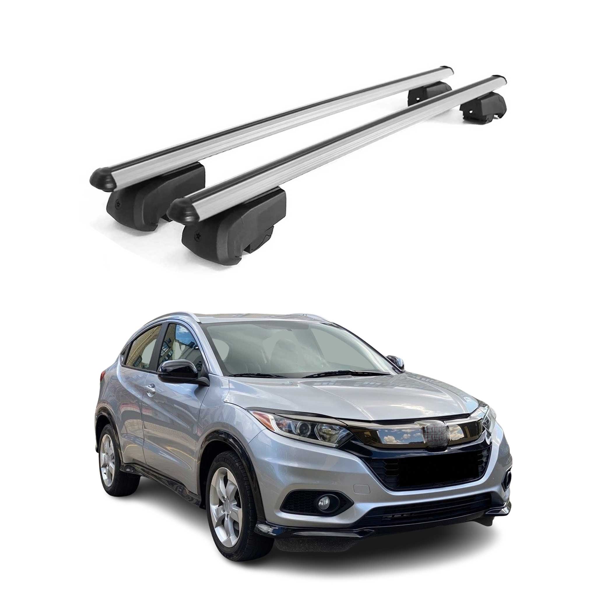 2016-2022 Honda HR-V Roof Rack Cross Bars Silver