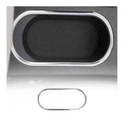 2009-2013 Subaru Forester III Front Cup Holder Frame Molding Trim Stainless Steel Silver