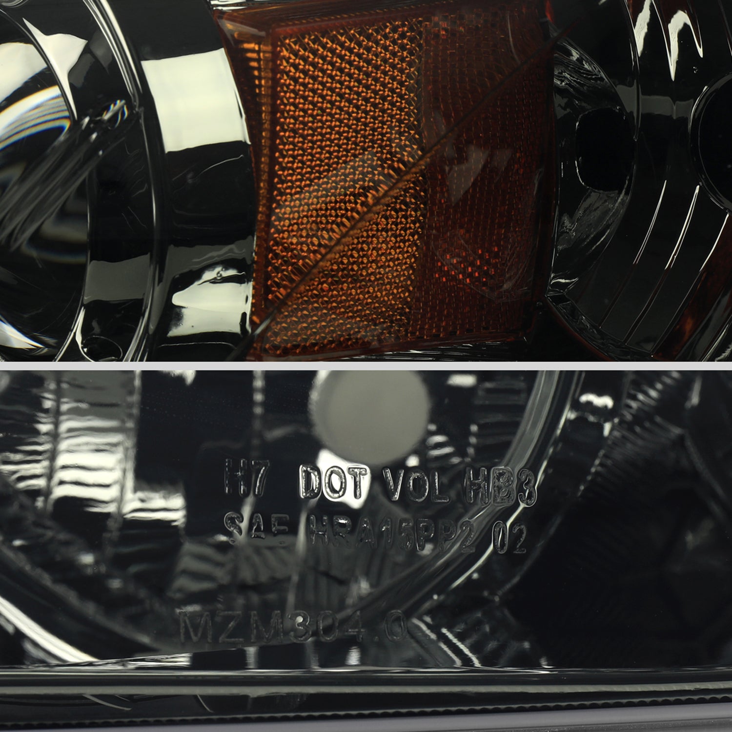 2004-2009 Mazda 3 Sedan Projector Style Headlights Chrome Housing/Smoke Lens