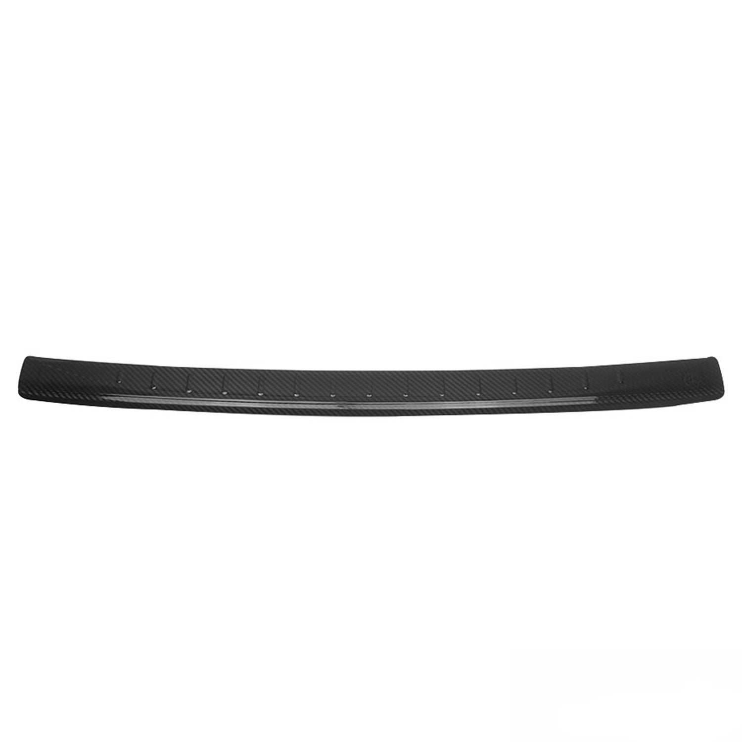 2012-2016 Fiat 500 Rear Bumper Guard Carbon Fiber Black