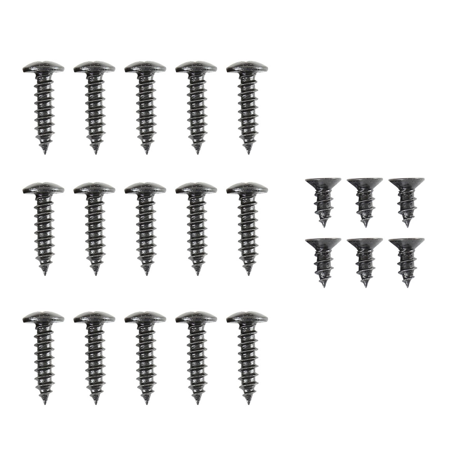 2015-2018 Cadillac ATS Glossy Black Polypropylene 3PC Front Bumper Lip Set