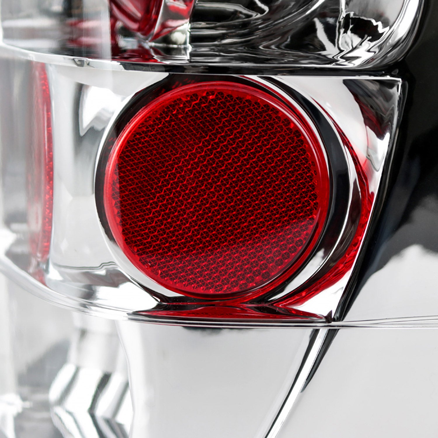 2004-2015 Nissan Titan Tail Lights Chrome Housing/Clear Lens