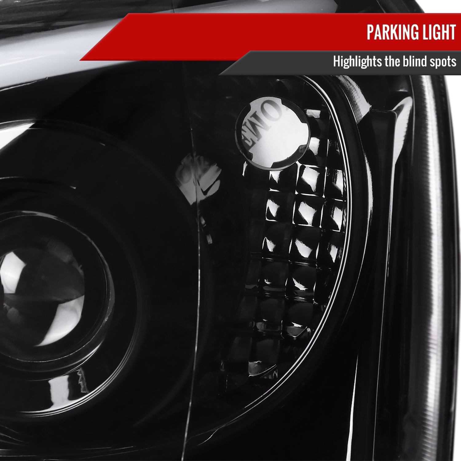 2004-2005 Subaru Impreza WRX/STI Outback Projector Headlights LED Light Black