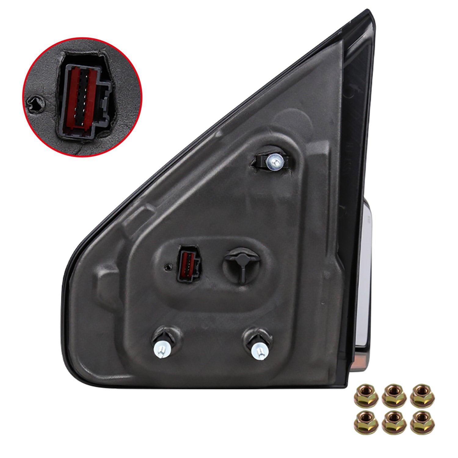 2007-2014 Ford F-150 Heated Side Mirror Amber Turn &Puddle Light Passenger