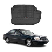 1999-2006 Mercedes S Class W220 Sedan Premium Cargo Liner Trunk Mat All Weather Heavy Duty Black