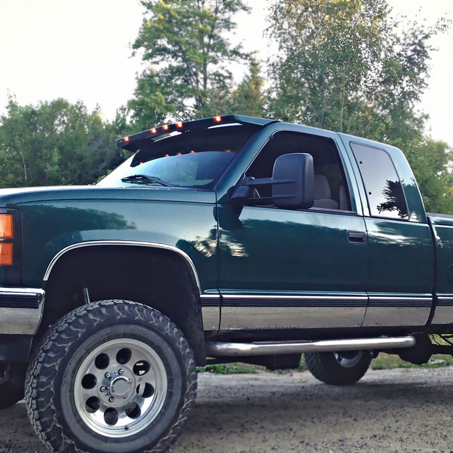 1988-2002 Chevy C/K C3500/Tahoe GMC Yukon/Suburban Manual Towing Mirrors