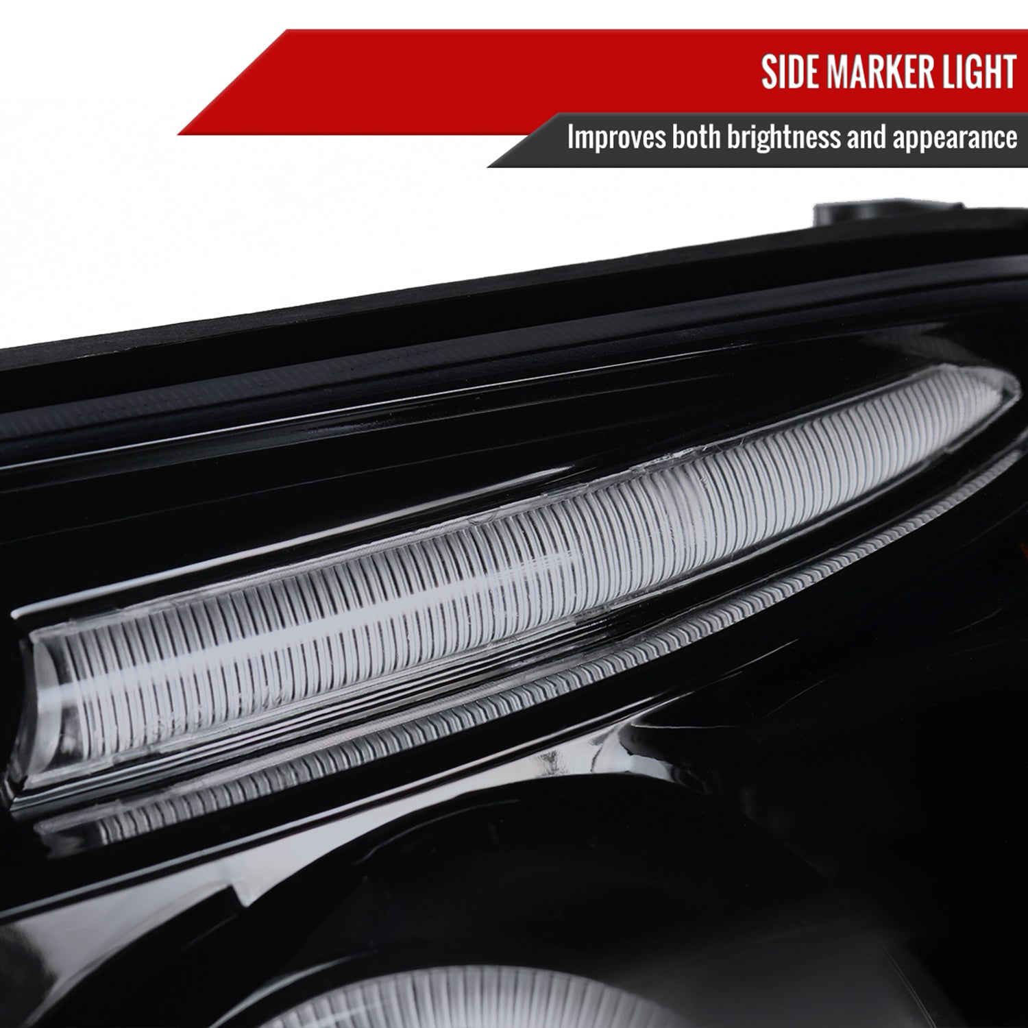 2003-2005 Toyota 4Runner Dual Halo Projector Headlights Glossy Black/Smoke