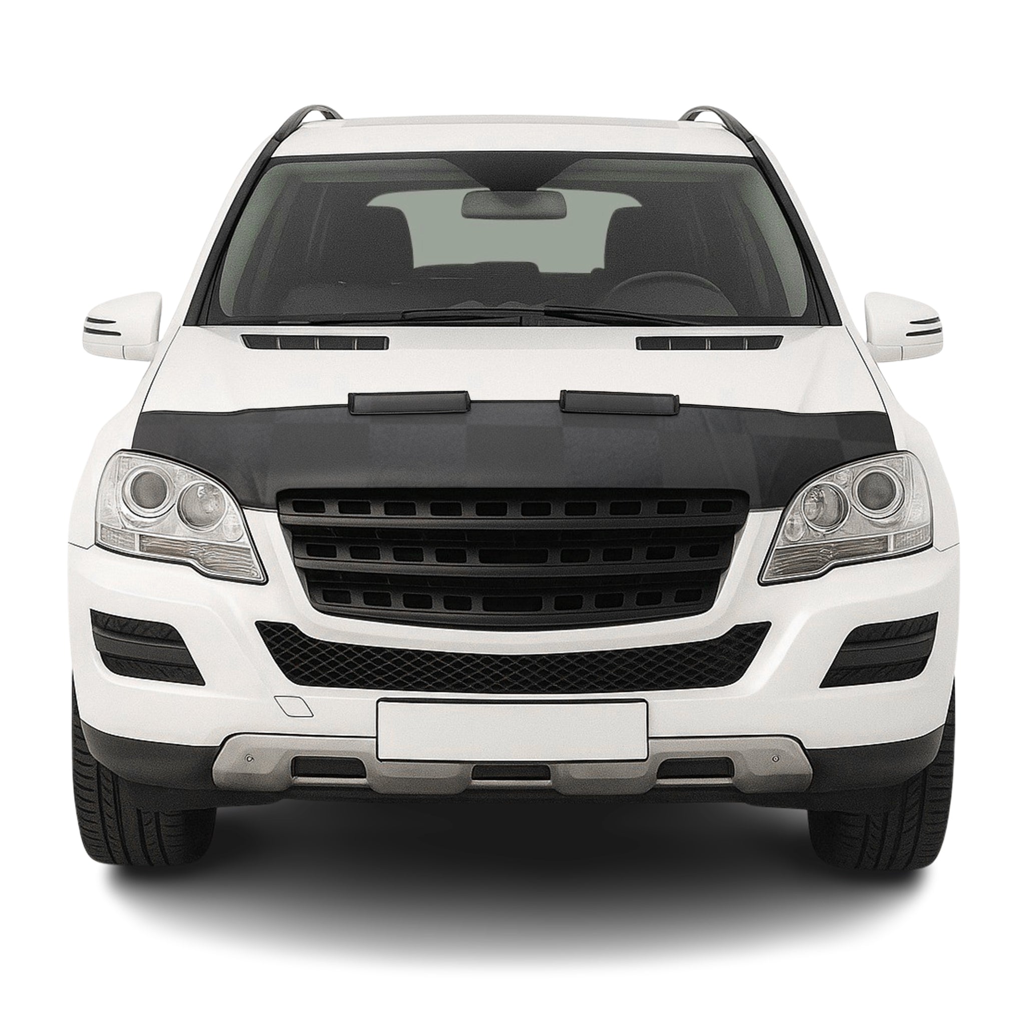 2005-2011 Mercedes M Class W164 Car Bonnet Mask Hood Bra Half Chequered