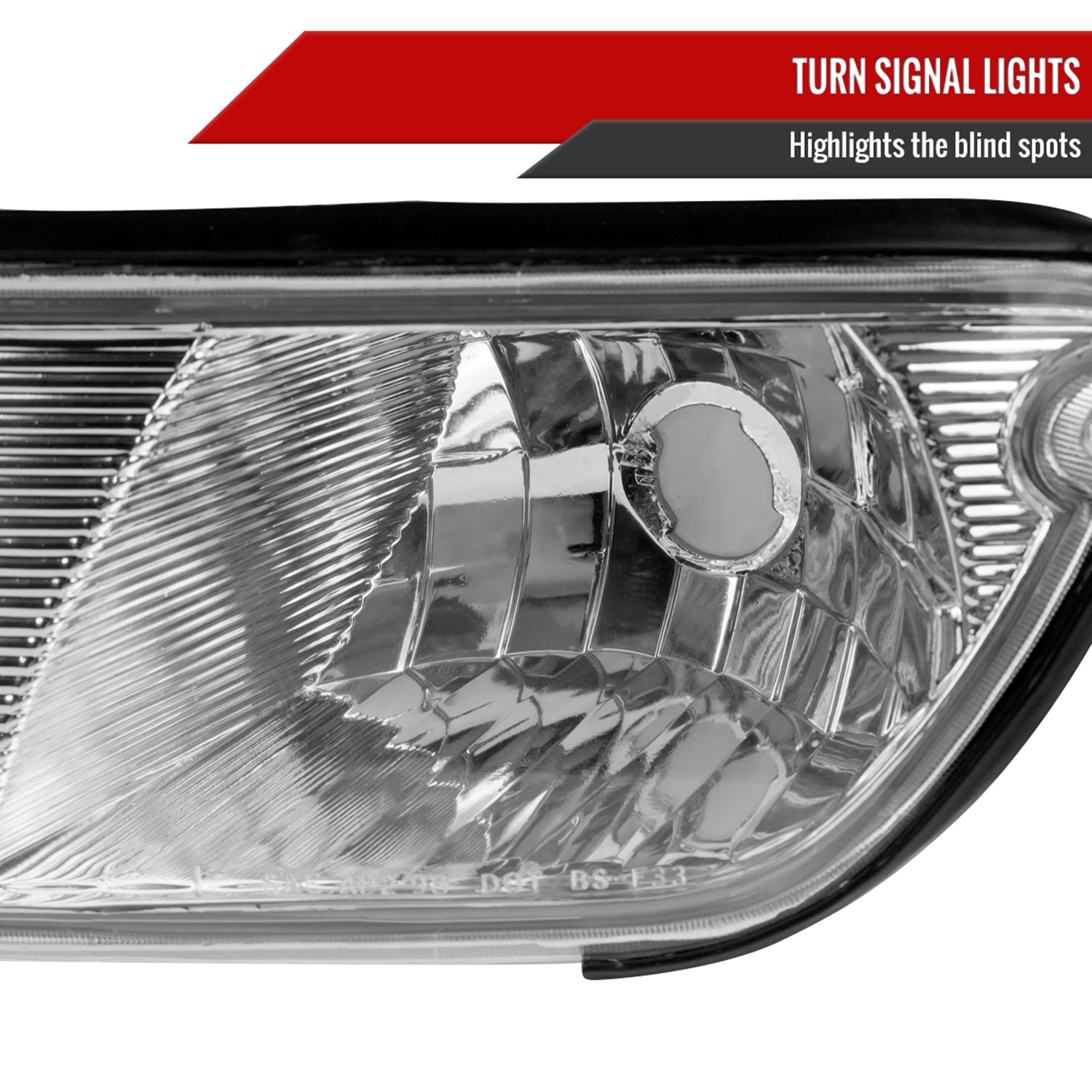 1998-2002 Mercury Grand Marquis Factory Headlights Corner Signal Chrome