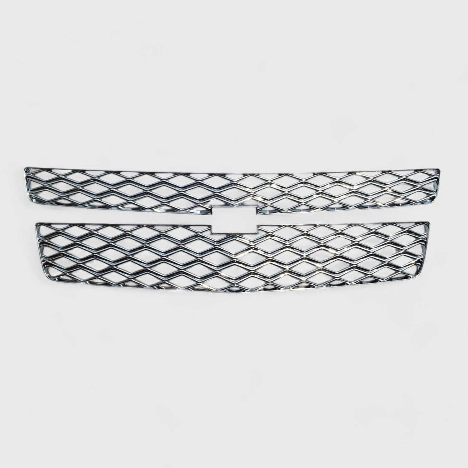 2015-2020 Chevrolet Suburban / Tahoe Grille Overlay Chrome 2Pcs ABS Plastic