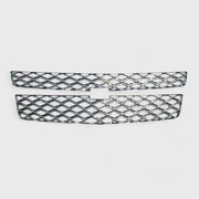 2015-2020 Chevrolet Suburban / Tahoe Grille Overlay Chrome 2Pcs ABS Plastic