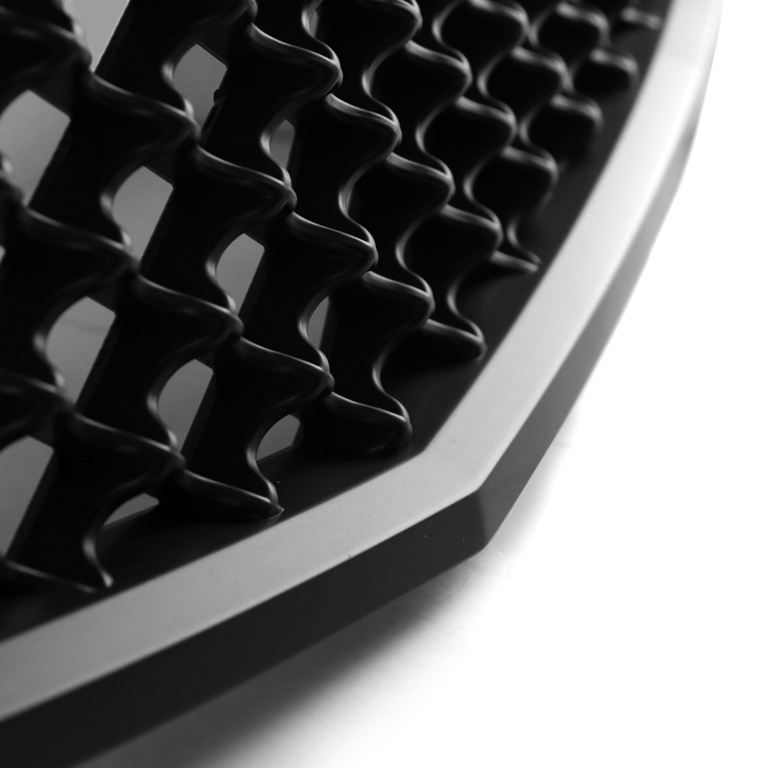 2010-2015 Chevrolet Equinox Black ABS 2PC Mesh Grille