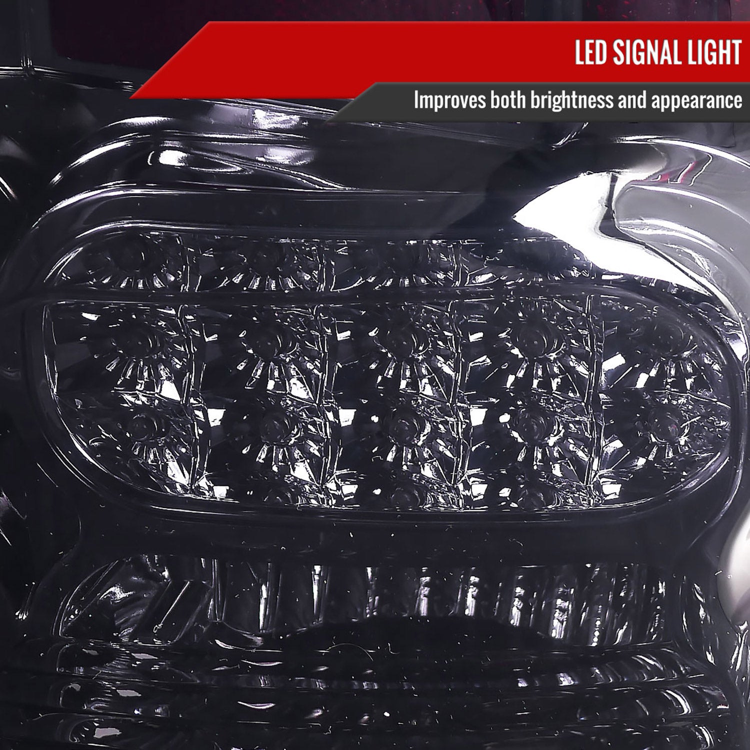 2007-2013 Toyota Tundra LED Tail Lights Chrome Housing/Smoke Lens