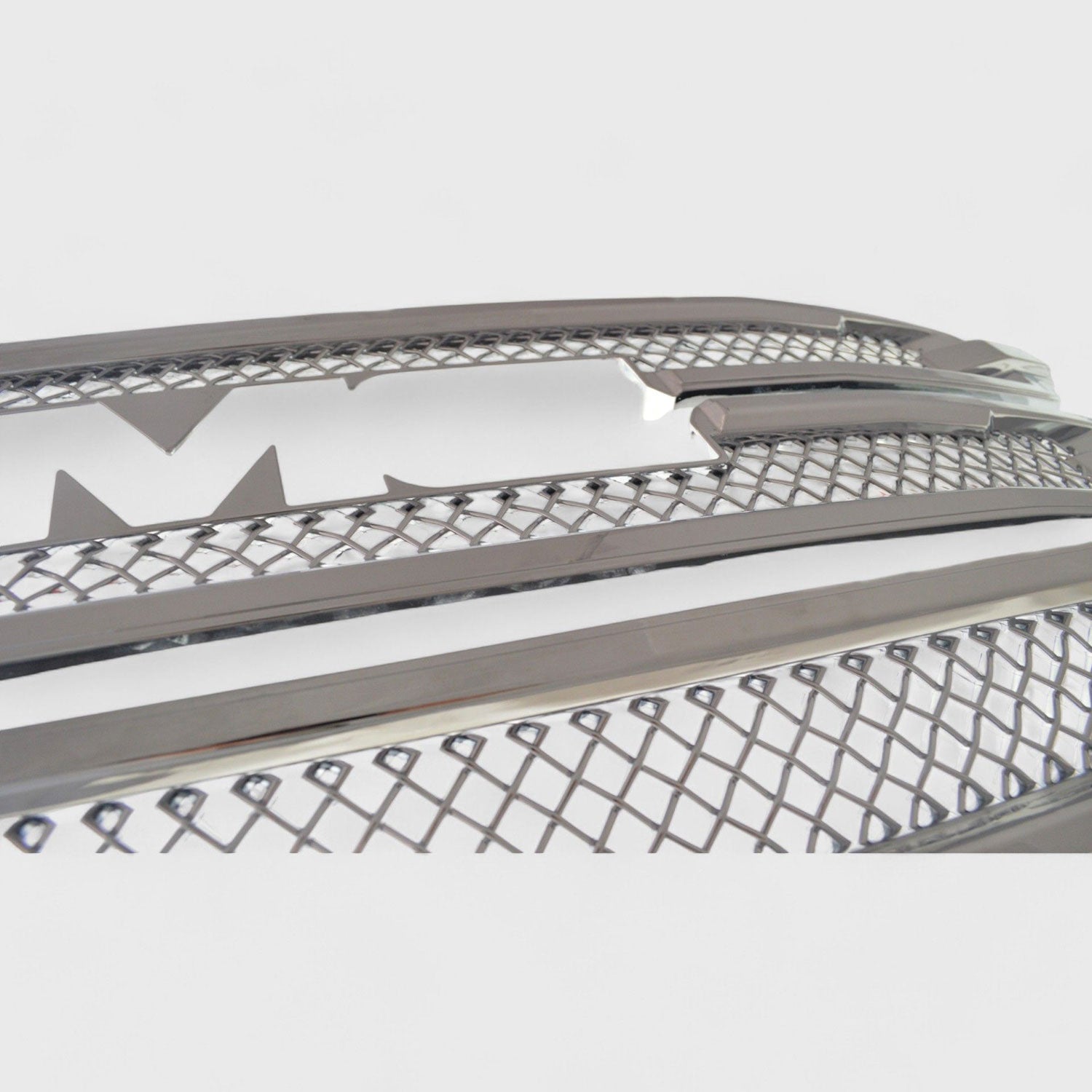 2016-2018 GMC Sierra 1500 Grille Overlay Chrome 3Pcs ABS Plastic