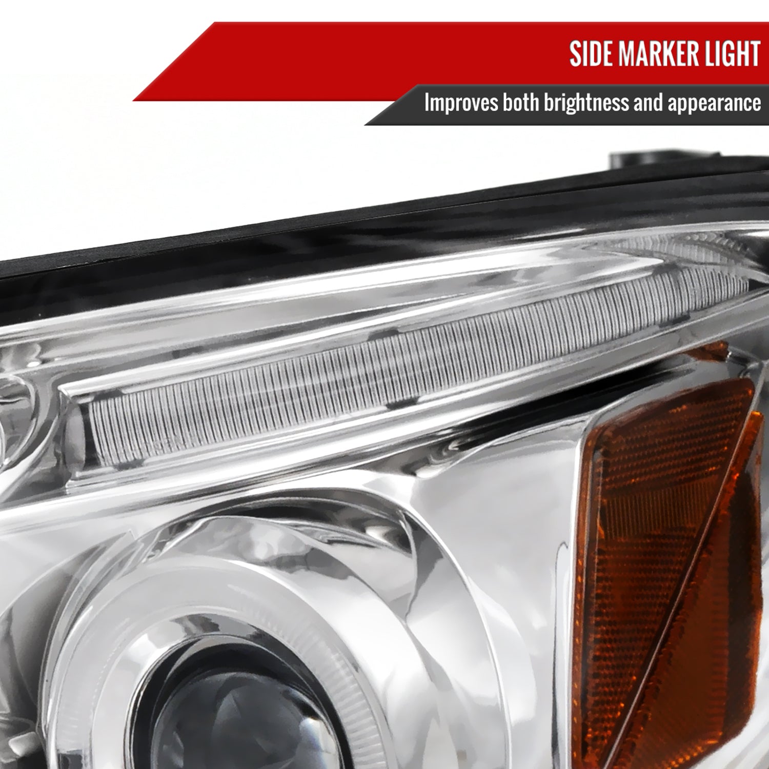 2003-2005 Toyota 4Runner Dual Halo Projector Headlights Chrome/Clear Lens
