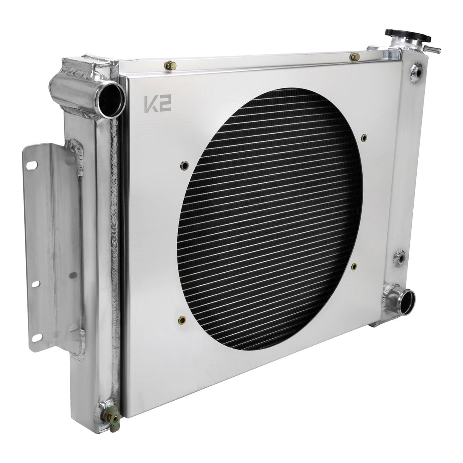 1967-1969 Chevrolet Camaro 4.1L L6 V8 3 Row Radiator with Fan Shroud