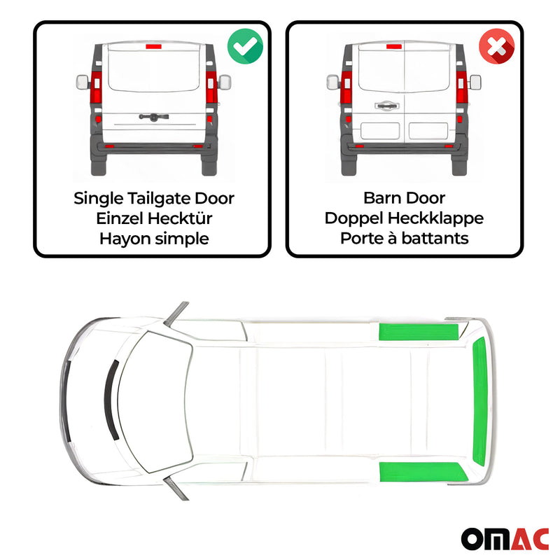 Side Curtain Sliding Door 1x Rear Quarter L1 2x Barn Door for VW Eurovan 92-03