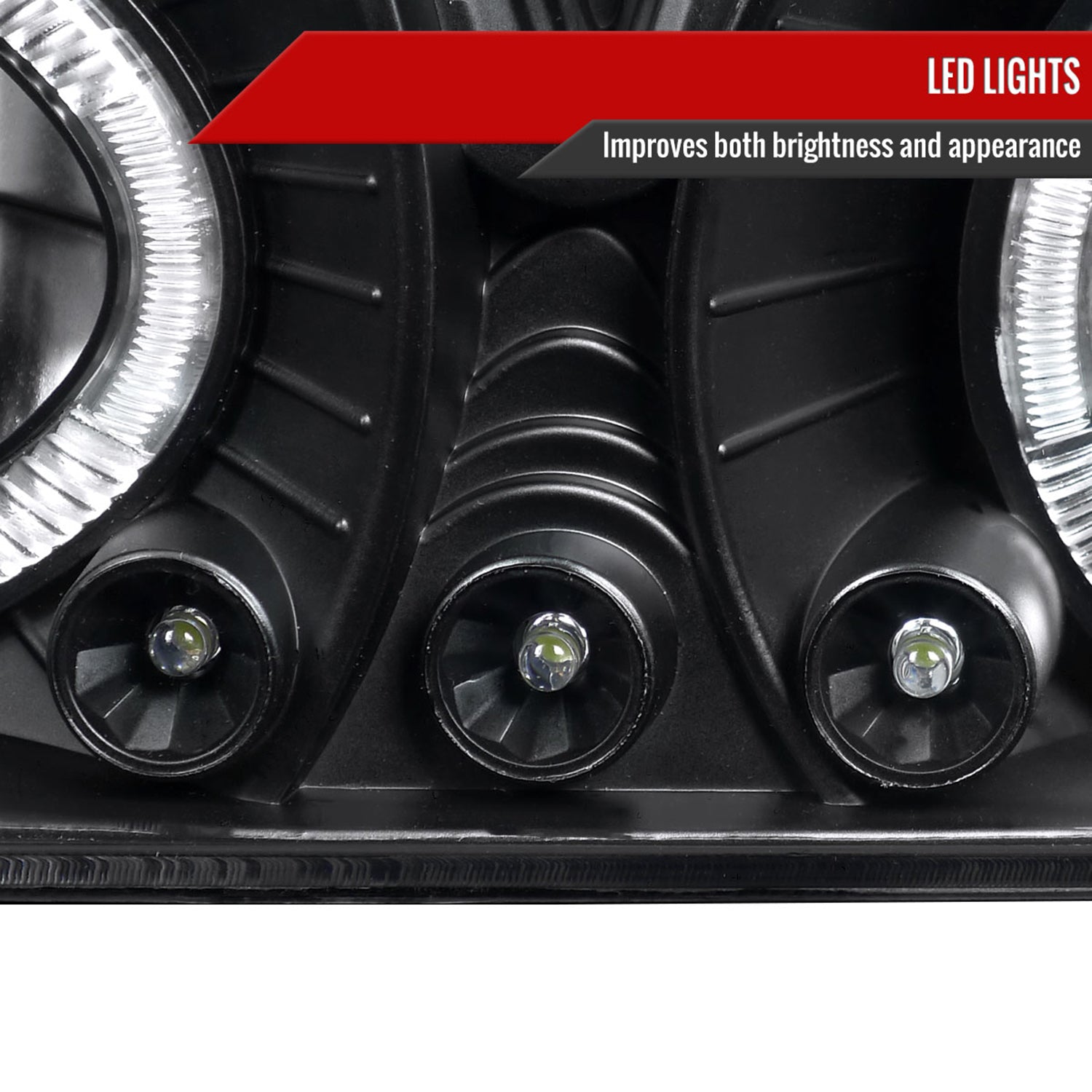 1988-1999 Chevy C/K C10/Blazer/Tahoe/Sierra/Silverado Dual Halo Headlights