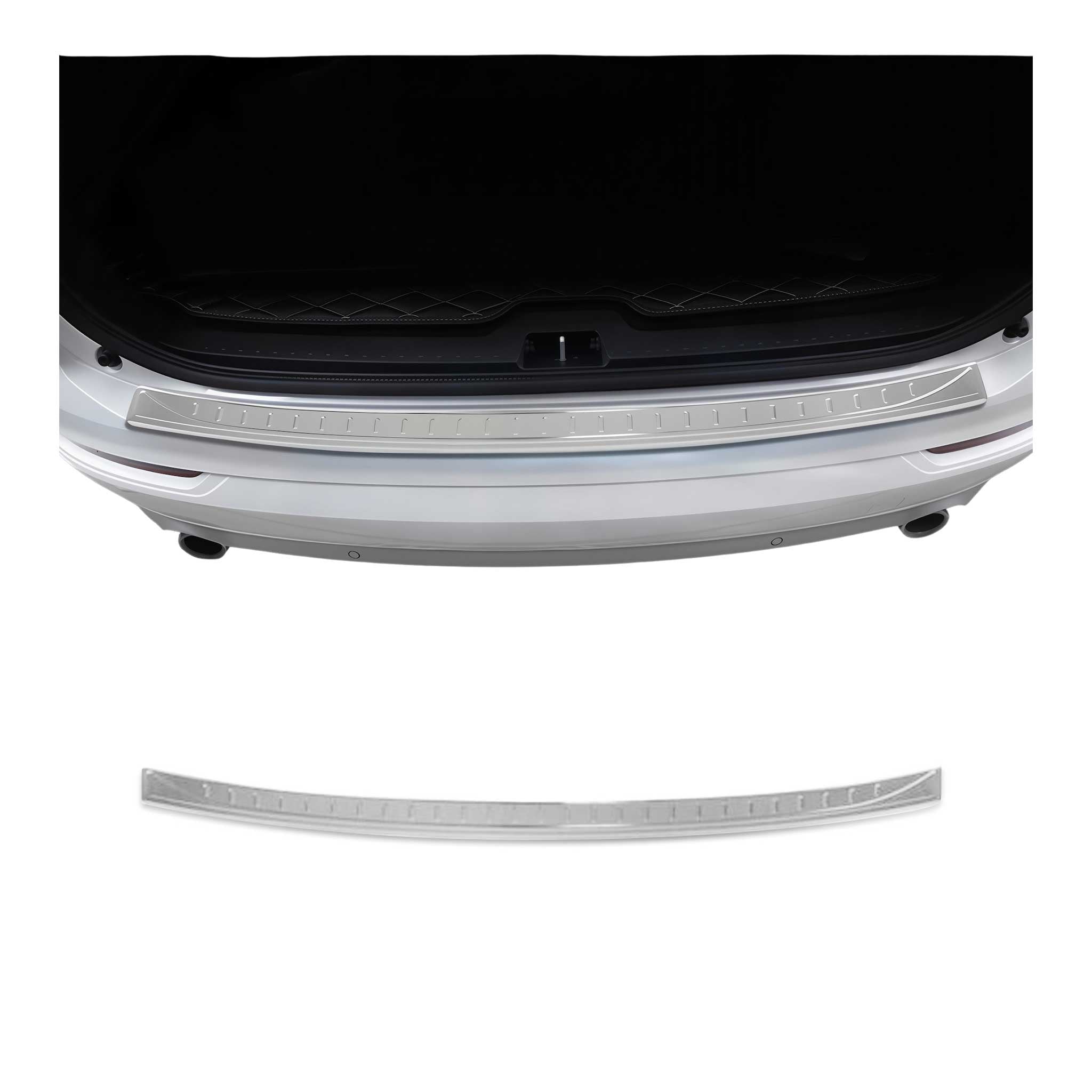 2016-2026 Volvo XC90 Rear Bumper Guard Stainless Steel Glossy