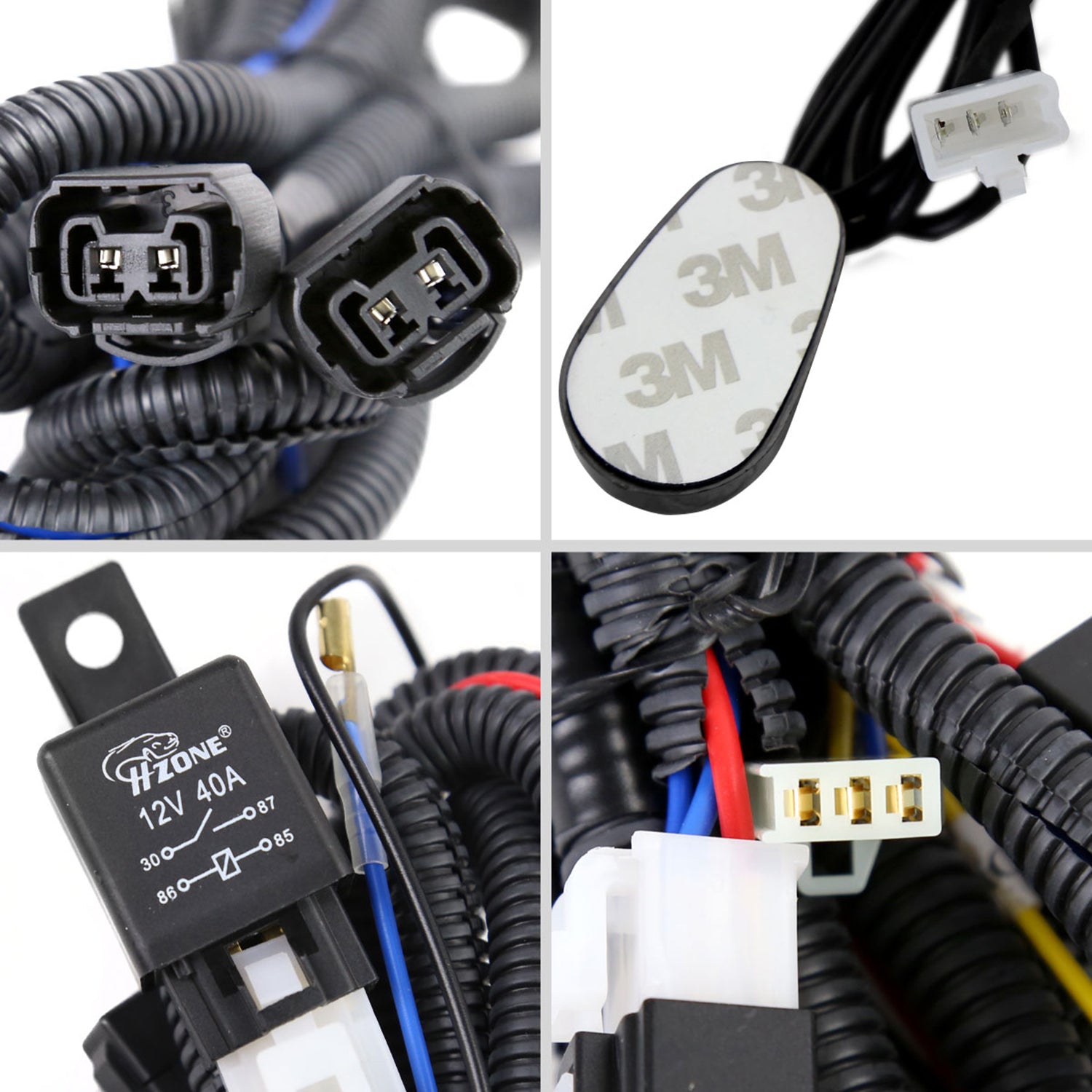 2015-2018 GMC Yukon/Yukon XL Bumper Fog Lights Kit Chrome Housing/Clear Lens