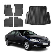 2006-2013 Mercedes S Class W221 Floor Mats & Cargo Liner Full Set All Weather