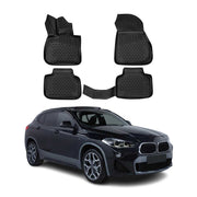 2018-2023 BMW X2 F39 Floor Mats Liners Full Set All Weather Black