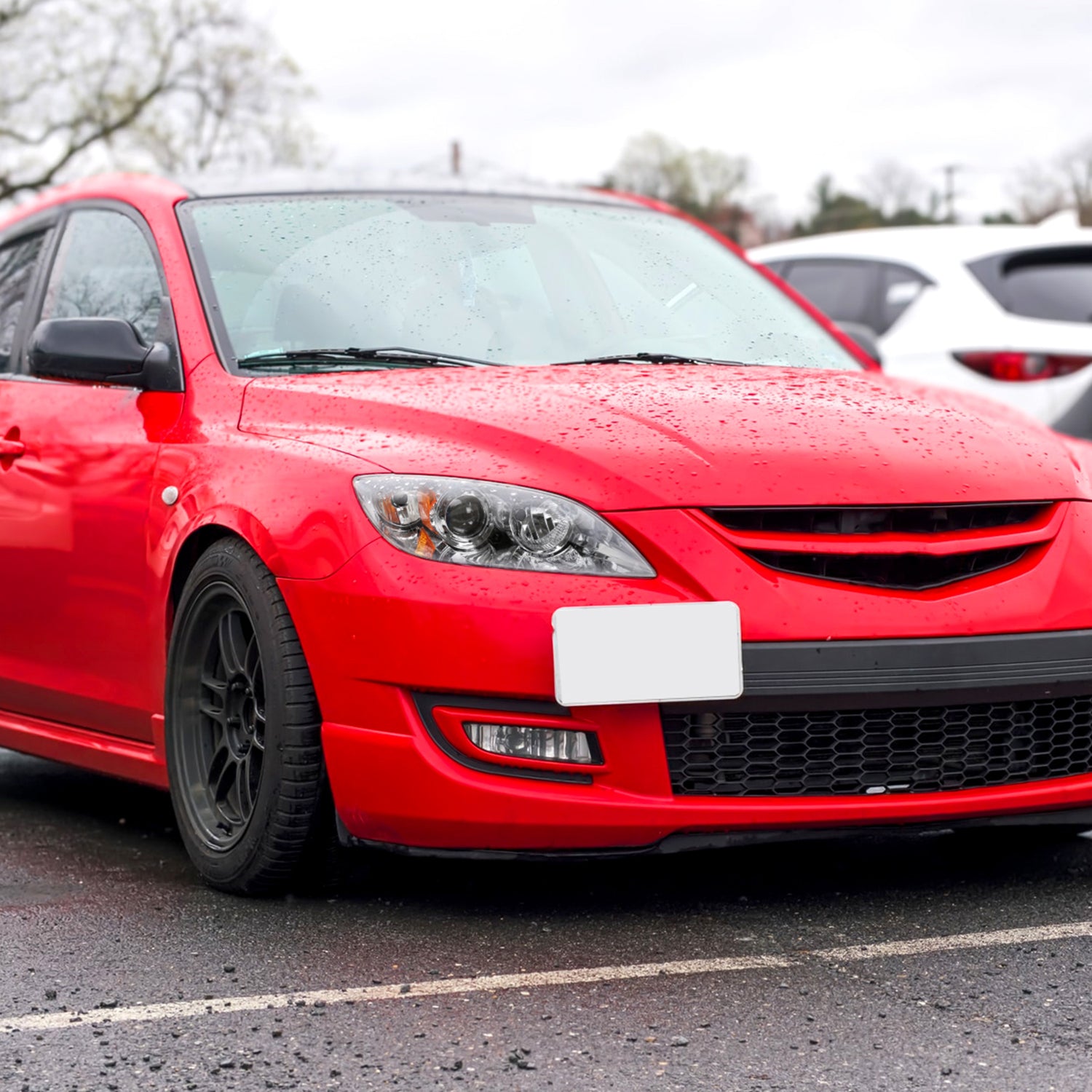 2004-2009 Mazda 3 Sedan Projector Style Headlights Chrome Housing/Clear Lens