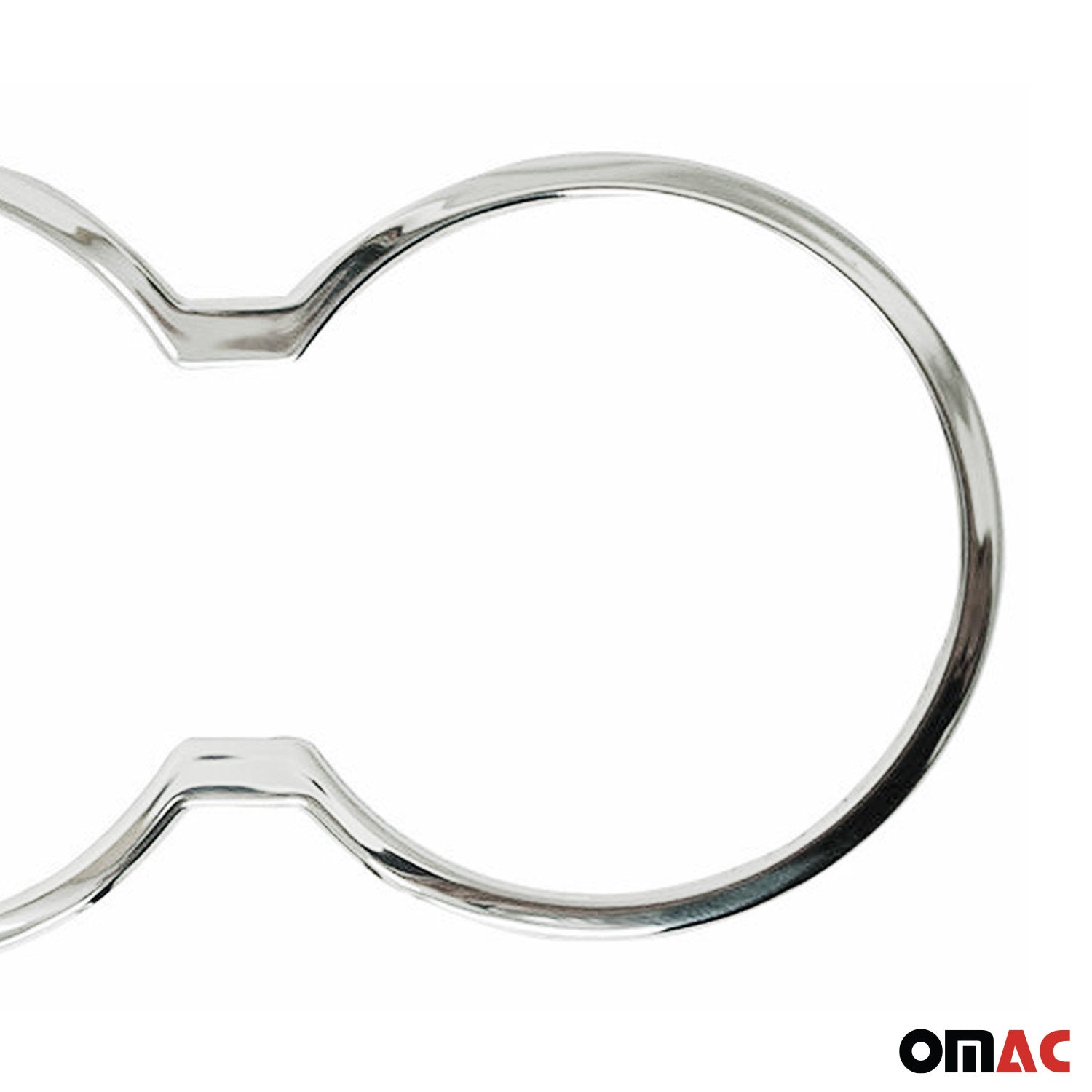 2010-2015 Hyundai Tucson Cup Holder Frame Inner Molding Trim Silver Stainless Steel