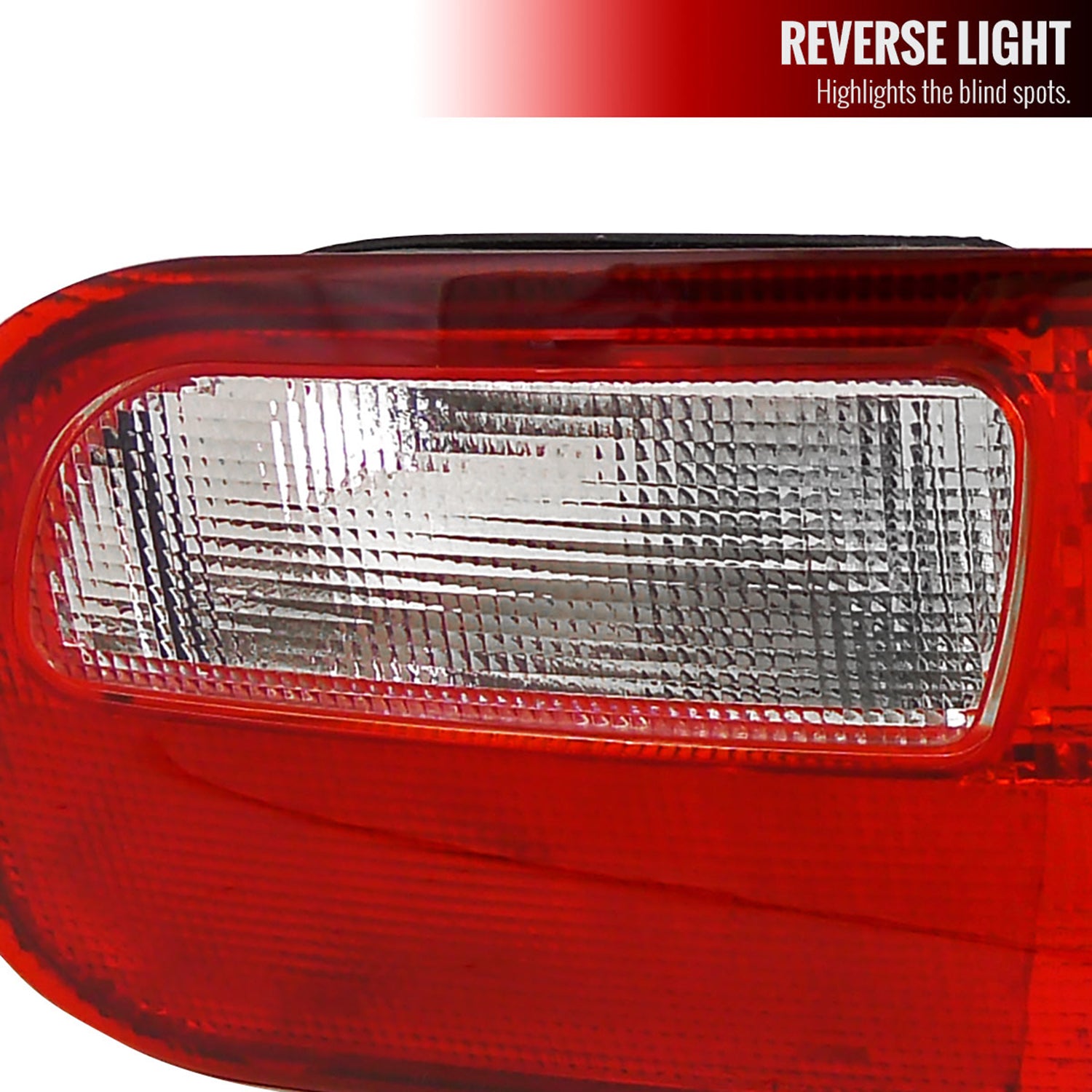 1992-1995 Honda Civic 3DR Hatchback Tail Lights Chrome/Red Clear Lens