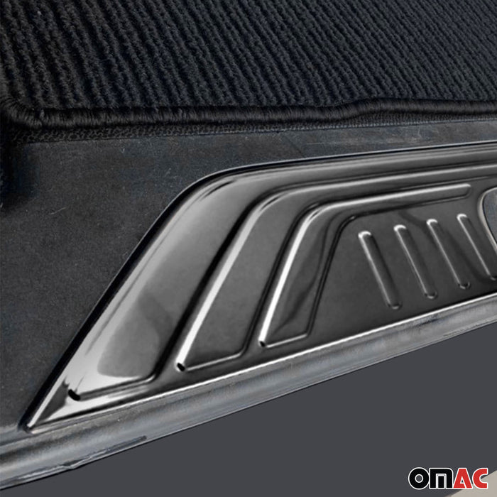 Trunk Sill Cover Bumper Guard Protector for Mercedes Metris 2016-2024 Steel Dark