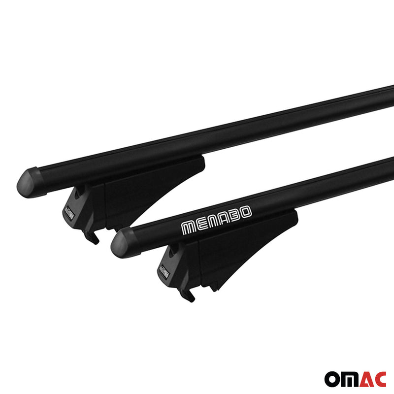 2006-2013 Audi A3 Sportback Roof Rack Cross Bars Black