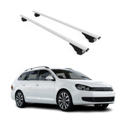 2011-2014 VW Jetta Sportwagen Roof Rack Cross Bars Silver