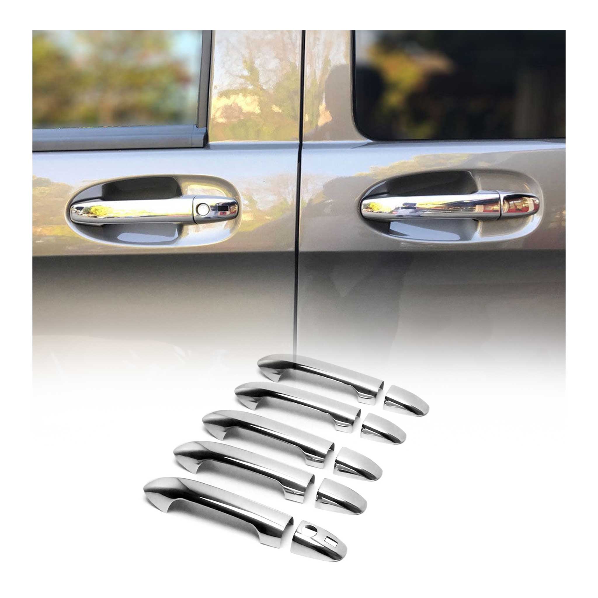 2016-2024 Mercedes Metris Car Door Handle Cover Protector Keyless Stainless Steel 10x