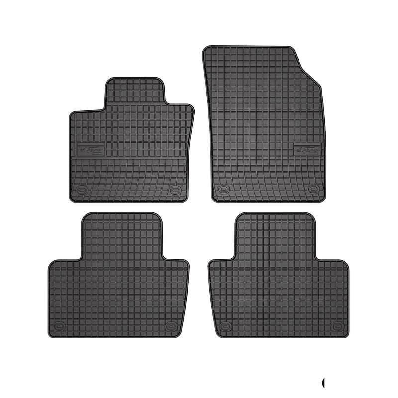 2016-2024 Volvo XC90 Floor Mats Liners Full Set All Weather Rubber Black