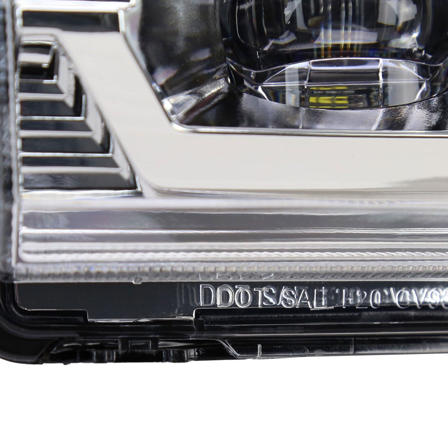 2019-2022 Chevy Silverado 1500 LED Fog Lights Kit Chrome Housing/Clear Lens