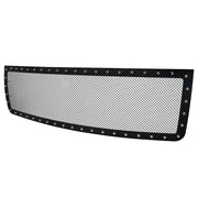 2007-2013 GMC Sierra 1500 NBS Rivet Style Black S.Steel Mesh Grille Insert